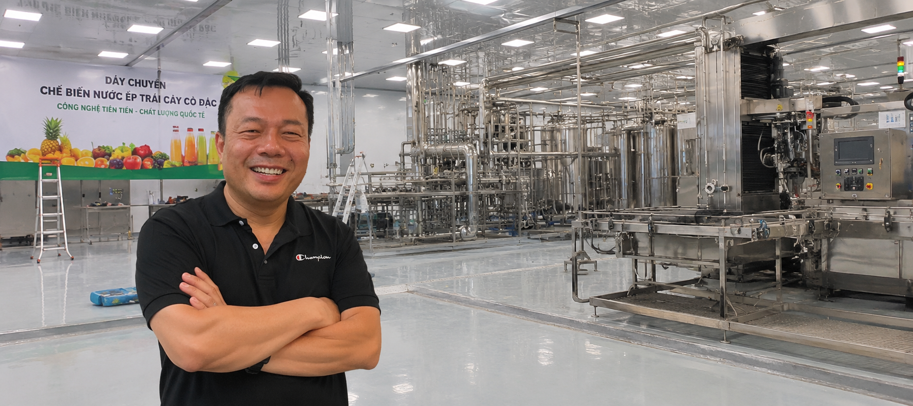 Dây chuyền chế biến nước ép trái cây đạt chuẩn EU — thực tế tư vấn Paul Nguyen